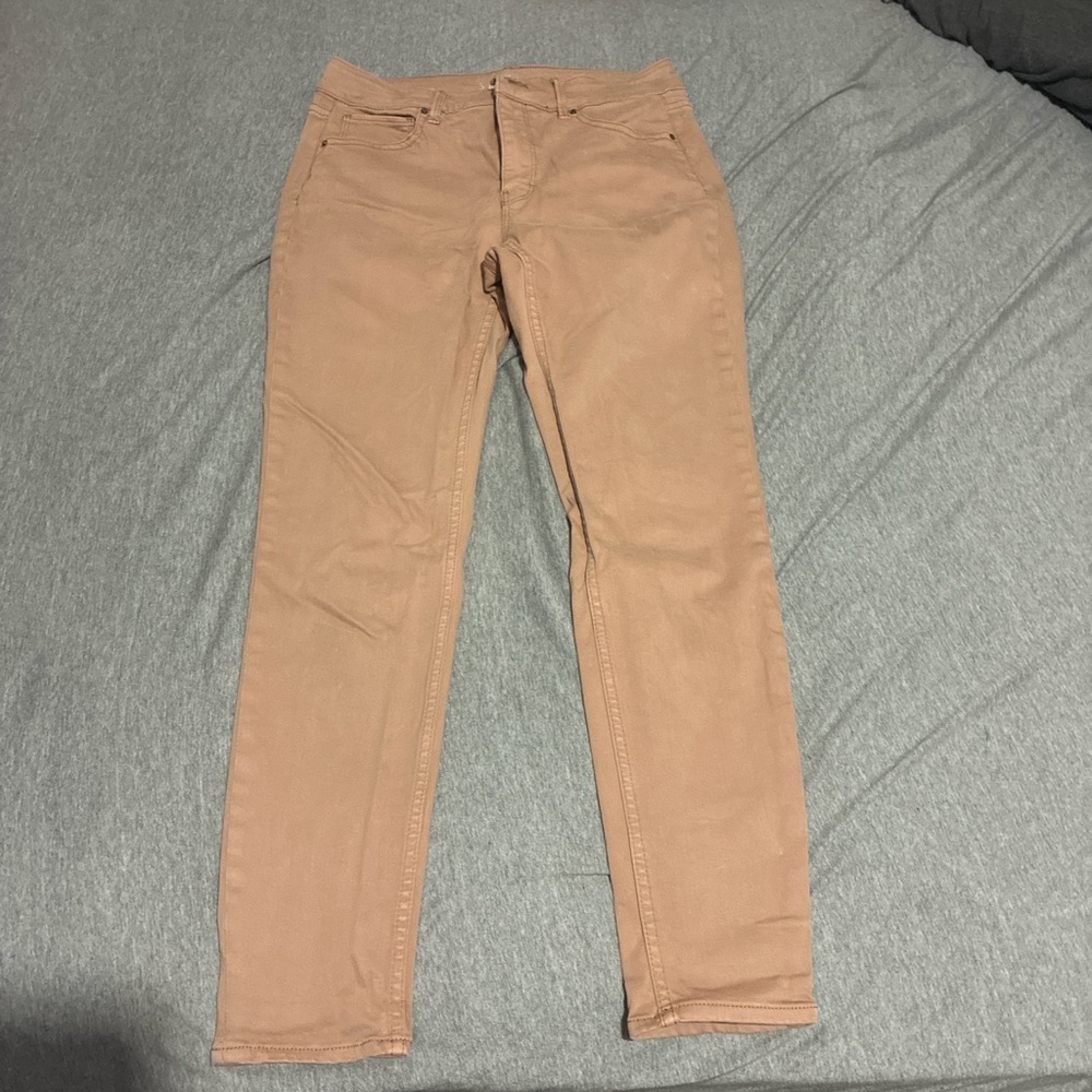 White House Black Market Tan Skinny Jeans